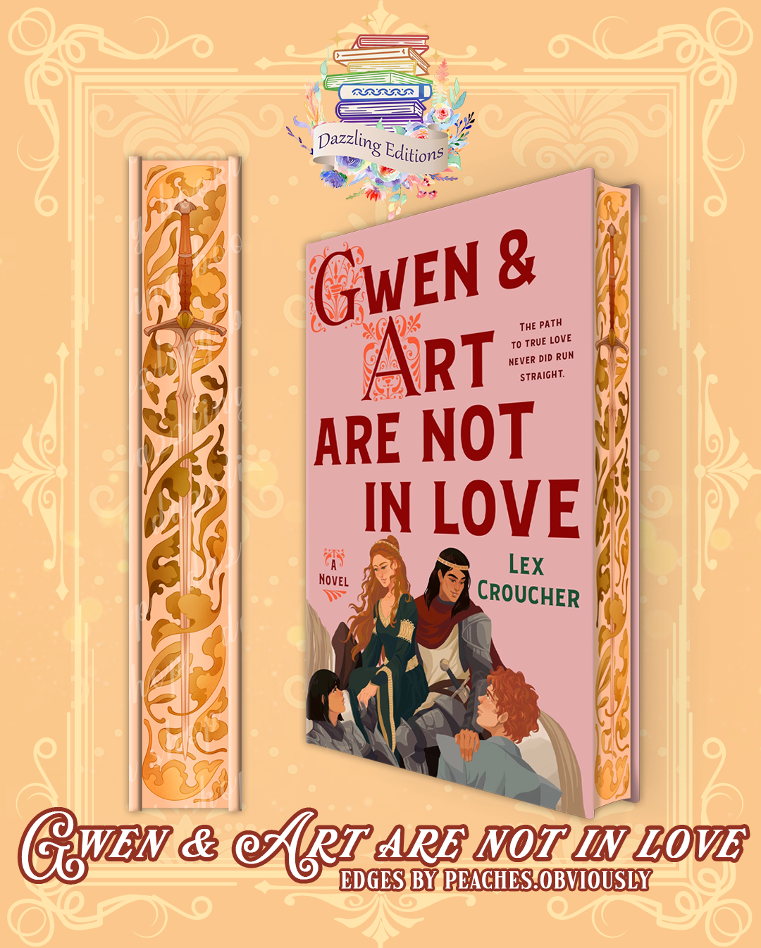 Gwen & Art Are Not in Love: A Novel by Lex Croucher, Hardcover